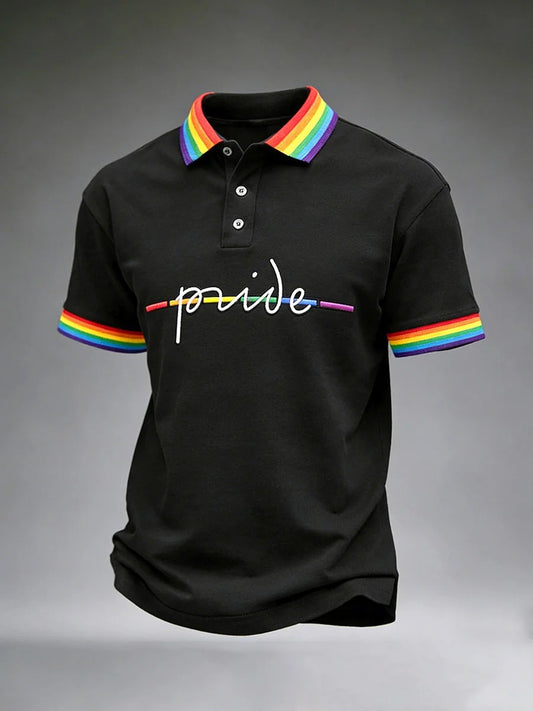 Men's Pride Month Print Short Sleeve Shirt