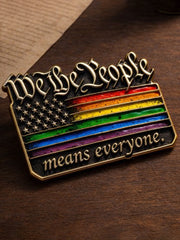 We The People Means Everyone Commemorative Brooch