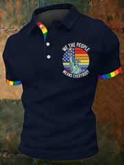 Men's 'We The People Means Everyone' Printed Short Sleeve Top