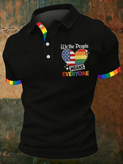 Men's 'We The People Means Everyone' Printed Short Sleeve Top