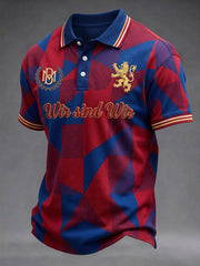 Men's German Football Fan Print Shirt