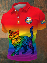 Men's 57th Birthday Gift For Rainbow Pride Month Short Sleeve  Top
