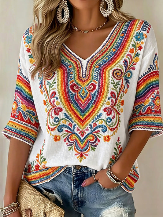 Women's Pride Month Print Casual T-shirt