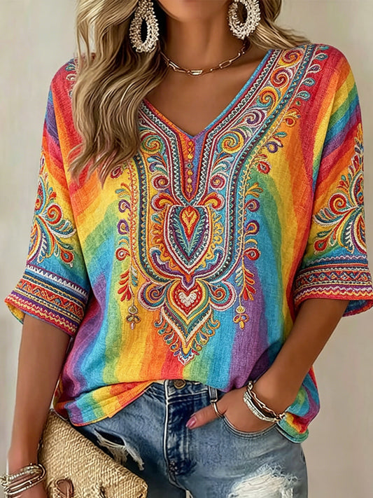 Women's Pride Month Print Casual T-shirt