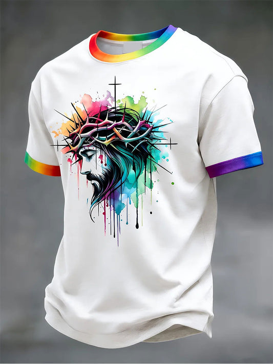 Men's Pride Print Casual T-shirt