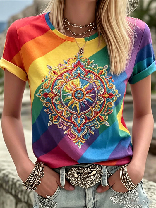 Women's Pride Month Printed T-shirt