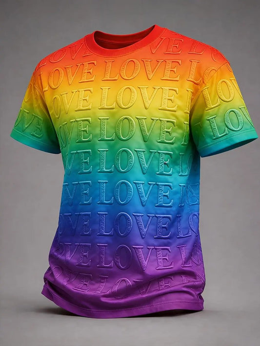 Men's Pride Month Short Sleeves T-shirt