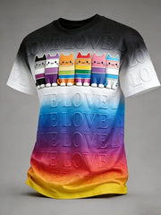 Men's Pride Month Short Sleeves T-shirt