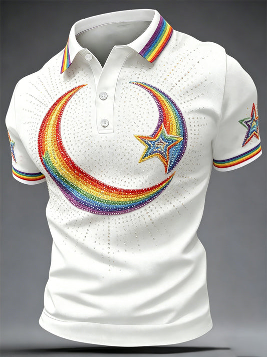 Men's Pride Month Print Casual Top