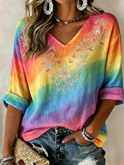 Women's Pride Month Print Casual T-shirt