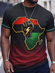 Men's Juneteenth Print Casual Tee