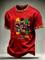 Men's Juneteenth 1865 Printed T-shirt