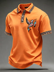 Men's Indigenous Totem Art Casual Top