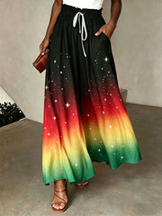 Women's Juneteenth Print Casual Pants