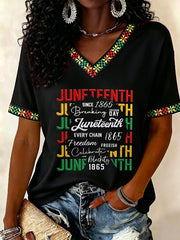 Women's Juneteenth 1865 Short Sleeve T-shirt