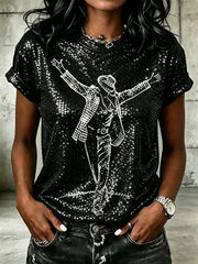 Women's King Printed T-shirt
