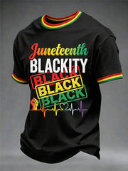 Men's Juneteenth Print Casual Tee