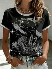 Women's King Of Pop Printed T-shirt