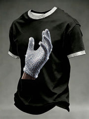 Men's King Of Pop Printed T-shirt