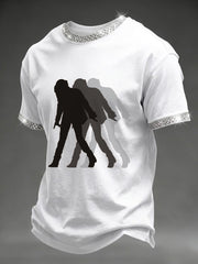 Men's King Of Pop Printed T-shirt