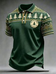 Men's May The Forest Be With You Printed Shirt