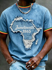 Men's Juneteenth 1865 Short Sleeves T-shirt