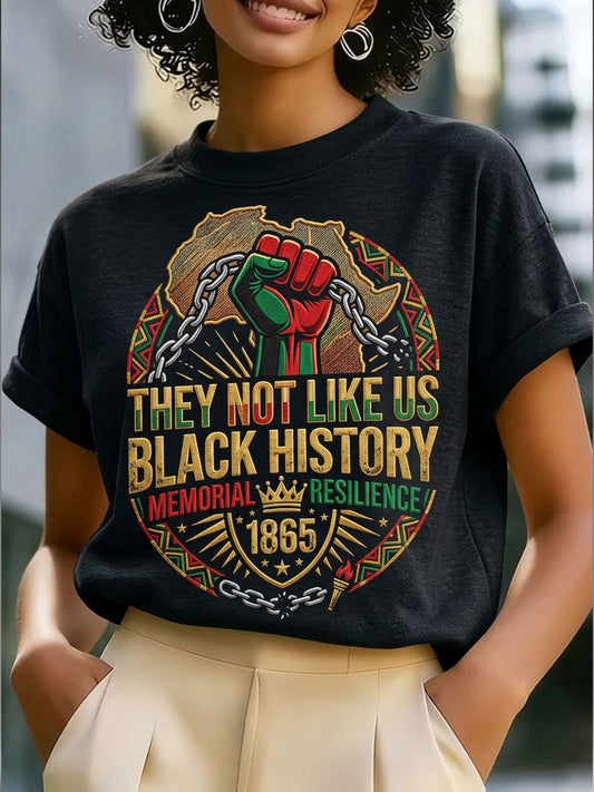 Women's  THey Not Like Us  Short Sleeve T-Shirt