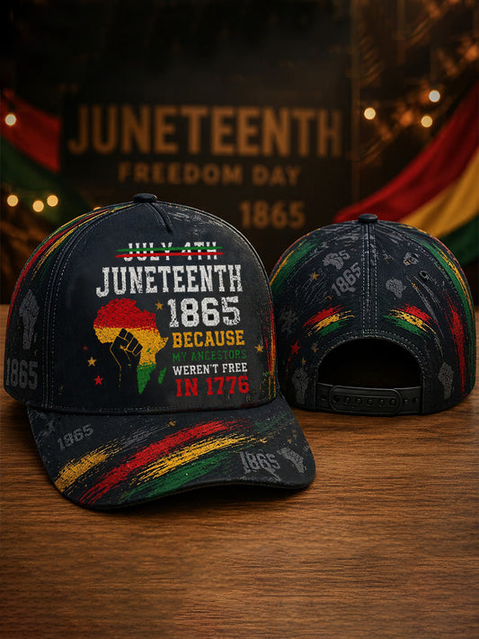 Unisex Juneteenth Print Hat