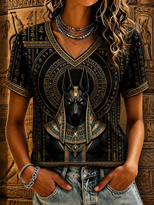 Women's Ancient Egypt Anubis T-shirts