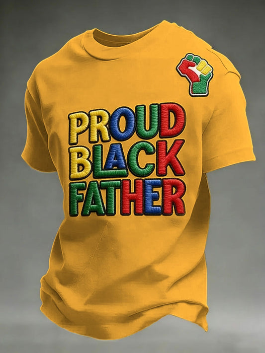 Men's Juneteenth  Print Casual Tee