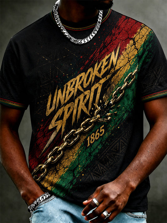 Men's Juneteenth  Print Casual Tee