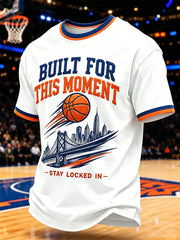 Men's GO NEW YORK GO! Gift For Basketball Fans Print Casual Tee
