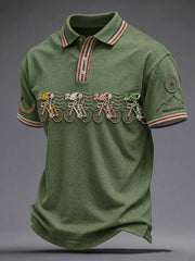 Men's Skeleton Bicycle Shirt