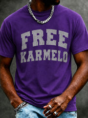 Men's Justice For Karmelo Print T-shirt