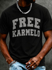 Men's Justice For Karmelo Print T-shirt