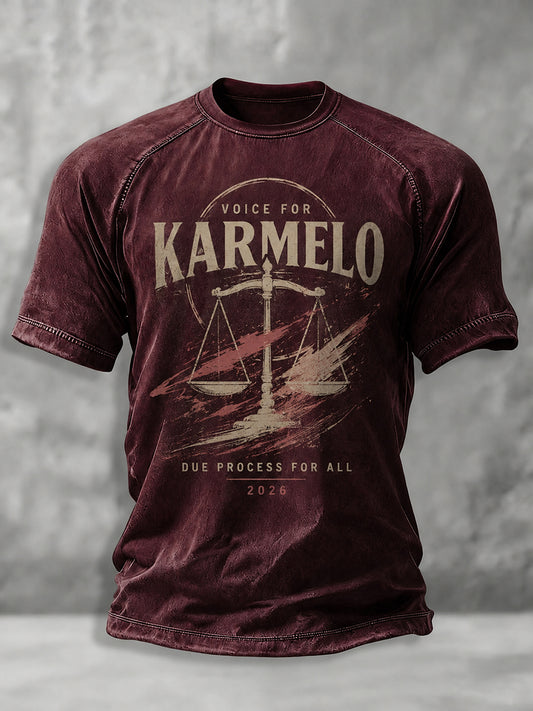 Men's Justice For Karmelo Print T-shirt