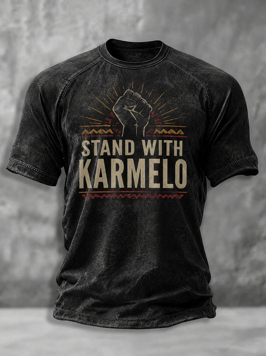 Men's Justice For Karmelo Print T-shirt