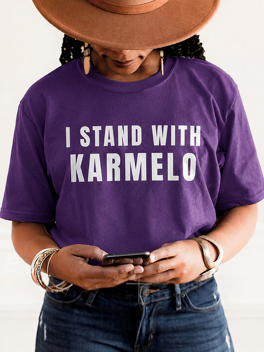 Women's Justice For Karmelo Print T-shirt