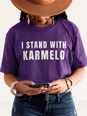 Women's Justice For Karmelo Print T-shirt