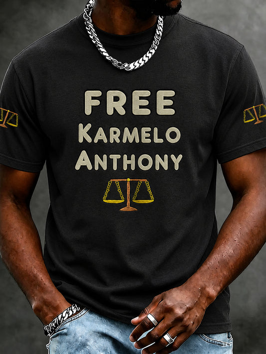 Men's Justice For Karmelo Print T-shirt