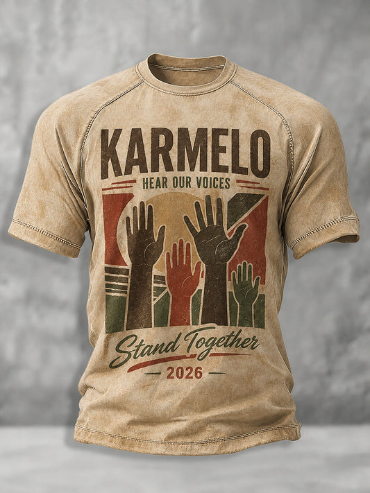 Men's Justice For Karmelo Print T-shirt