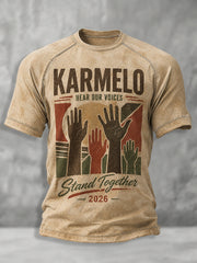 Men's Justice For Karmelo Print T-shirt