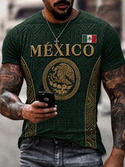 Men's Gift For Football Fans Print Casual Short Sleeve T-shirt