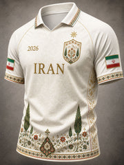 Men's 2026 Iran Football Style T-shirt