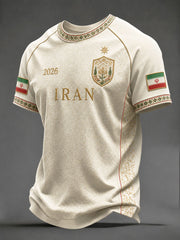 Men's 2026 Iran Football Style T-shirt