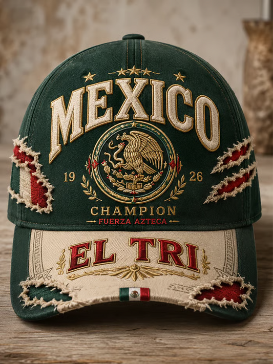 Unisex Mexico Football Printed Hat