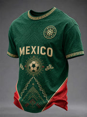 Men's Gift For Football Fans Print Casual Tee