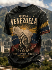 Men's Pray For Venezuela Print T-shirt