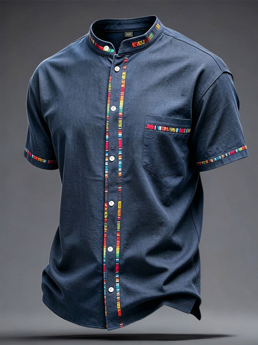 Men's Guelaguetza Mexico Art Printed Shirt