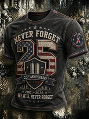 Men's 9.11 Never Forget Printed T-shirt
